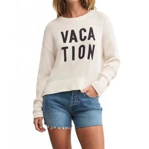NEW Z SUPPLY vaca sienna sweater in sea salt